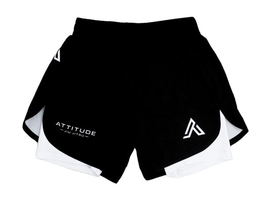 Black Hybrid Shorts